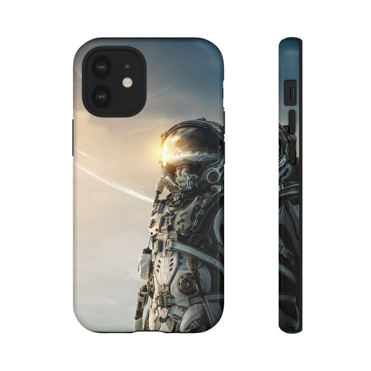 Astronaut on unexplored planet - Protective Phone Case