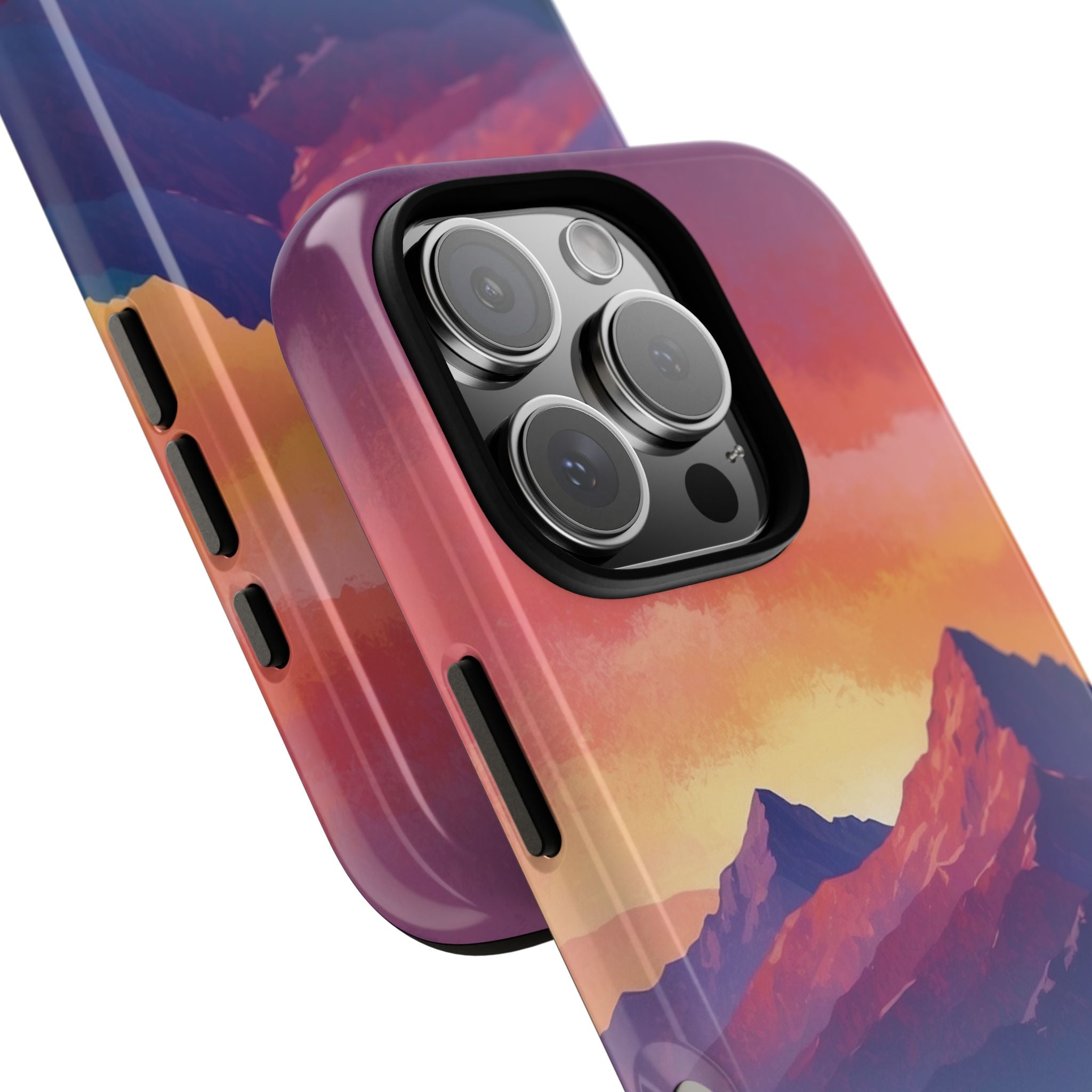 Mountain Peaks Rise - iPhone Case