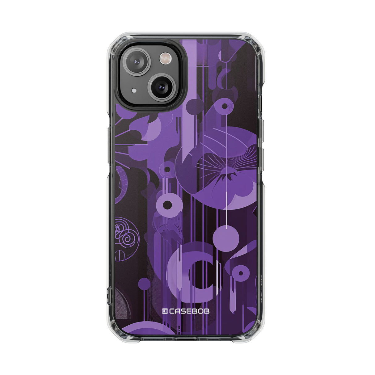 Pantone Ultra Violet | Handyhülle für iPhone (Clear Impact Case – magnetisch) 