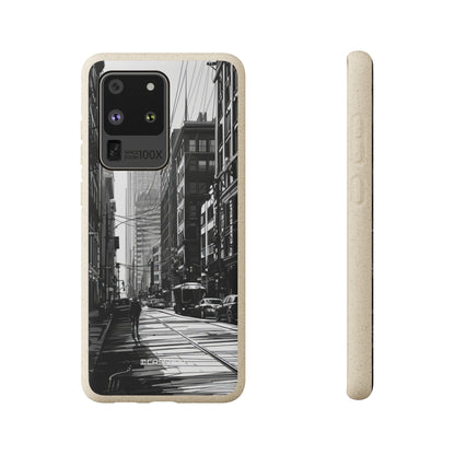 Noir Urban Serenity | Biodegradable Phone Case