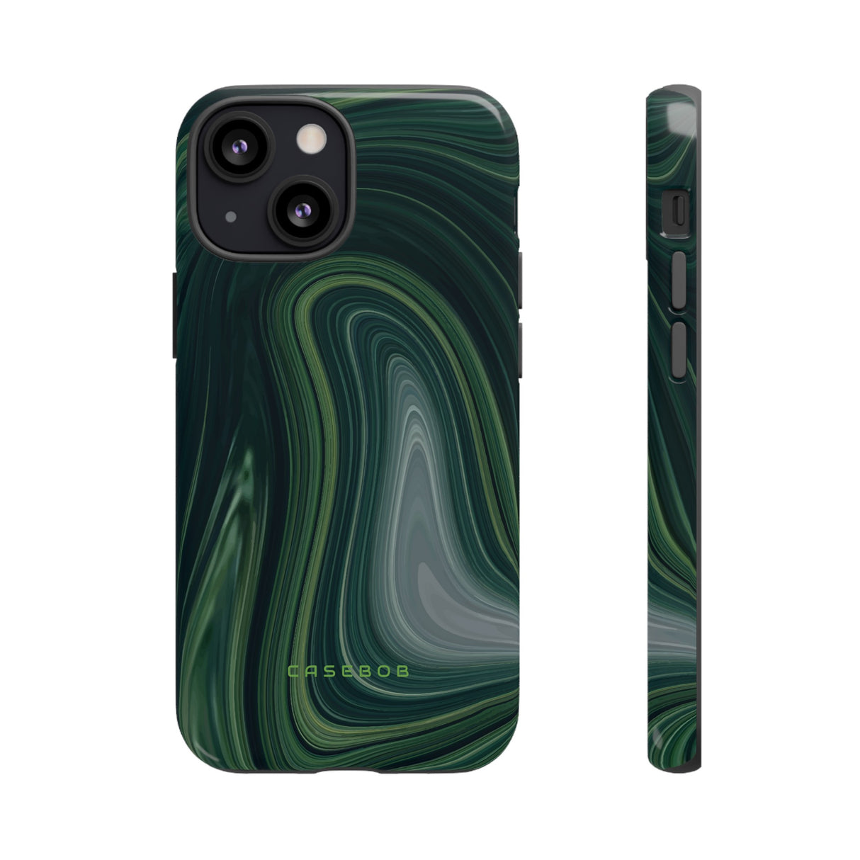 Green Marble - Protective Phone Case