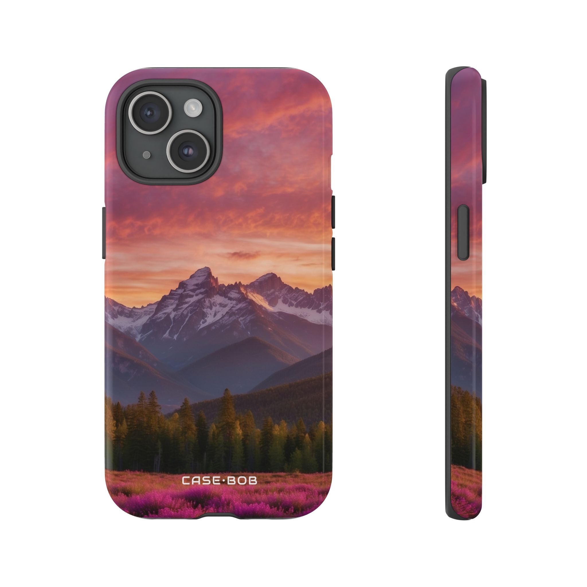 Snowcap Bloom iPhone 15 Case - Tough