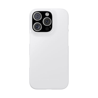 Ghost White iPhone 16 - Slim Phone Case