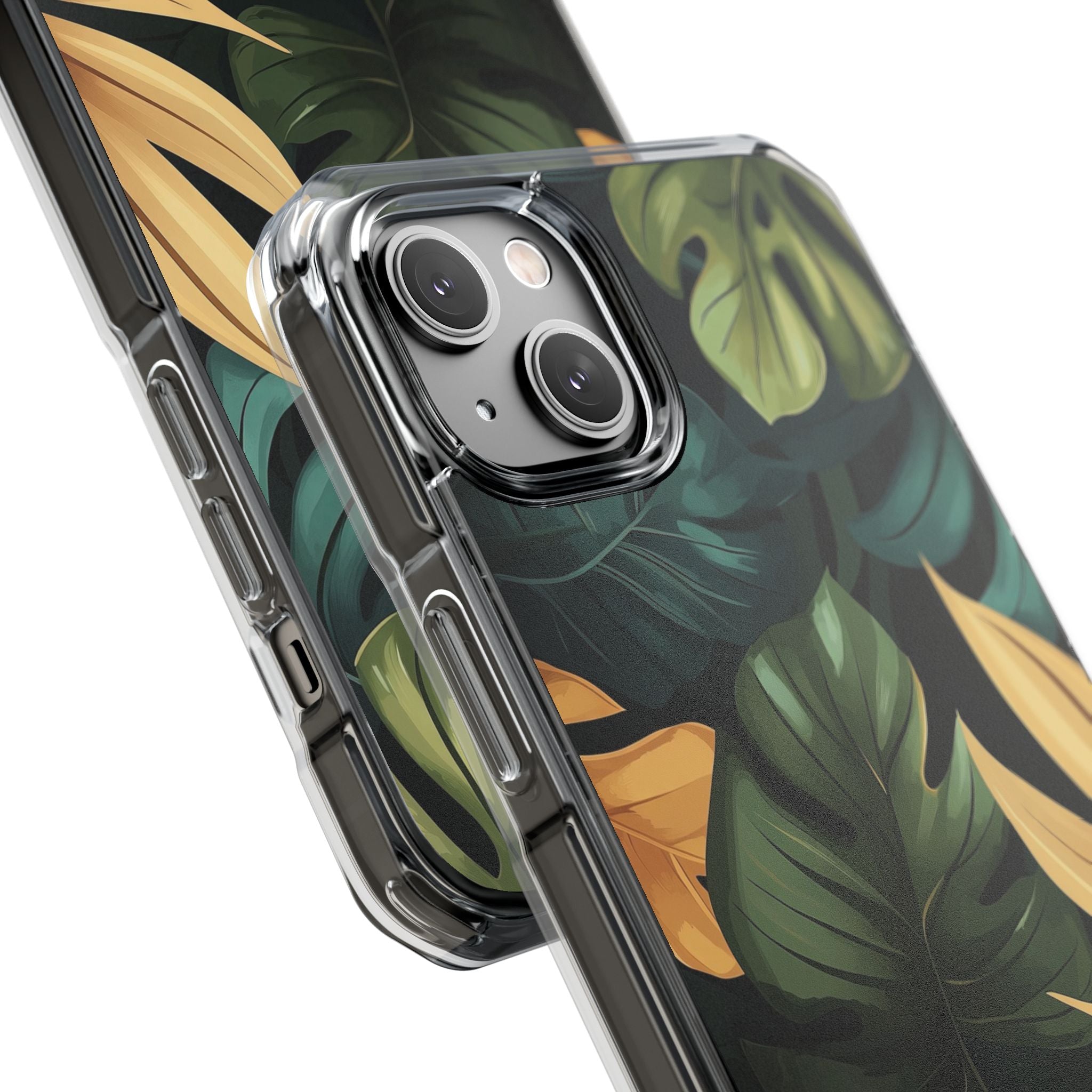 Tropical Leaves Dance iPhone Case - Impact