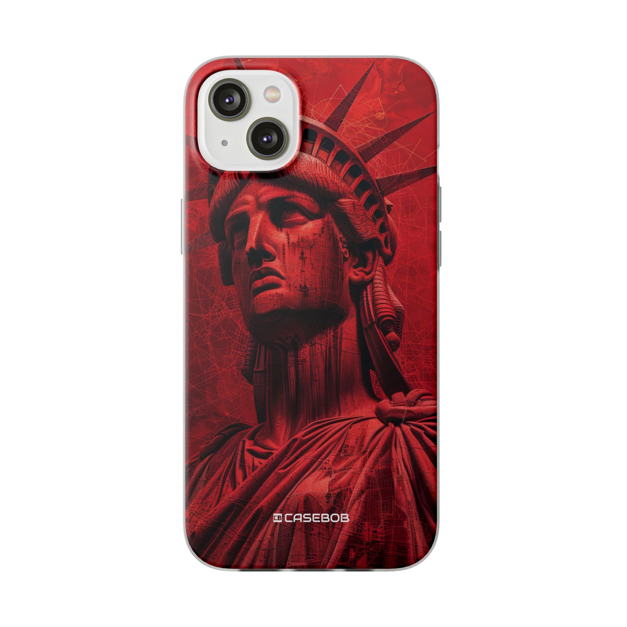 Red Liberty Revolution | Flexible Phone Case for iPhone