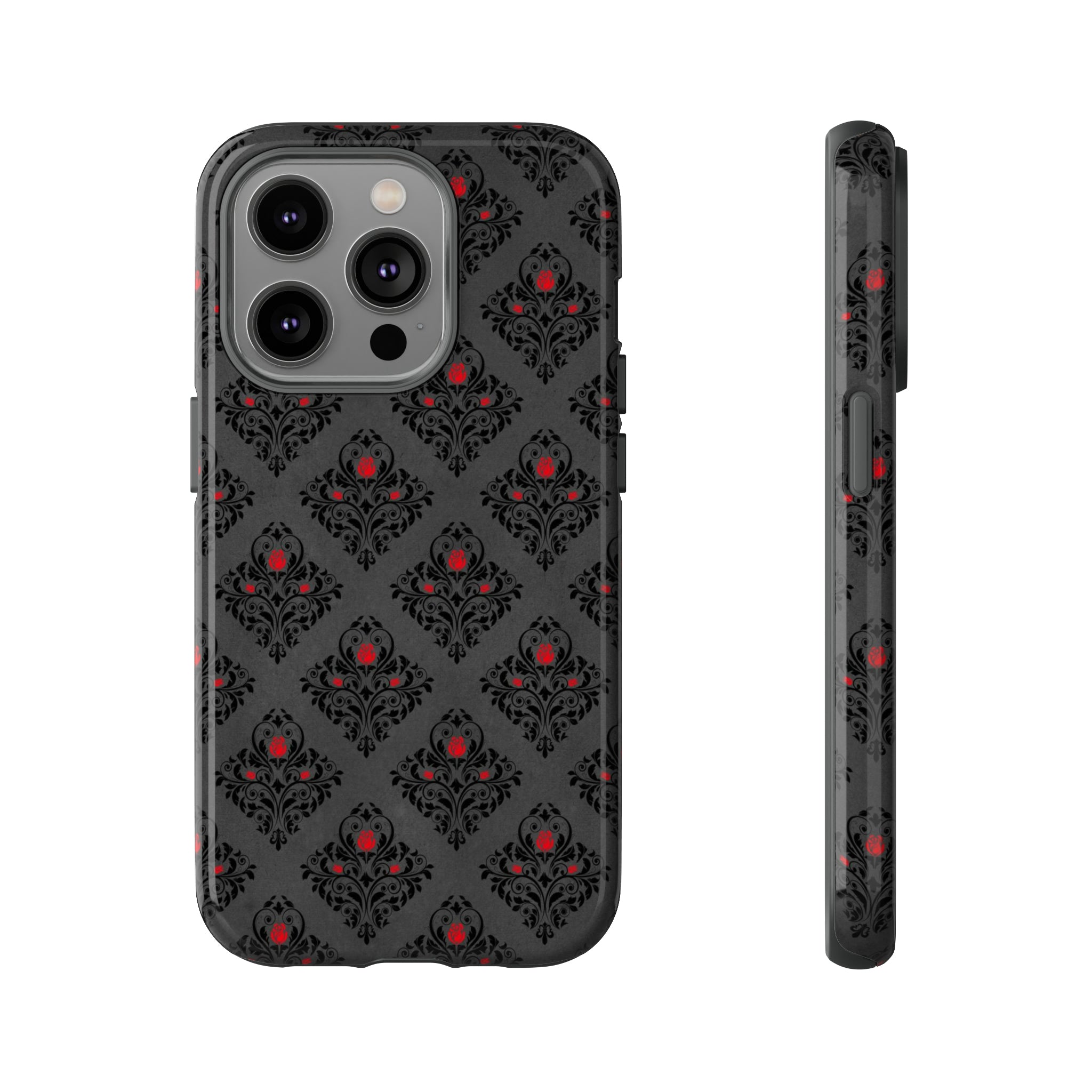 Pixrose Gothic Flower - Protective Phone Case