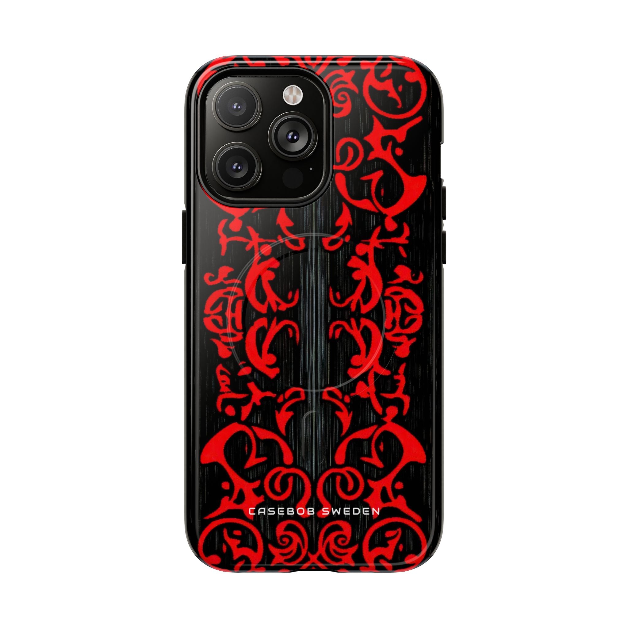 Gothic Crimson Symmetry iPhone 14 | Tough+ Phone Case