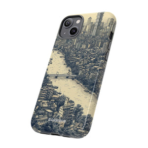 Nostalgic Metropolis | Protective Phone Case for iPhone