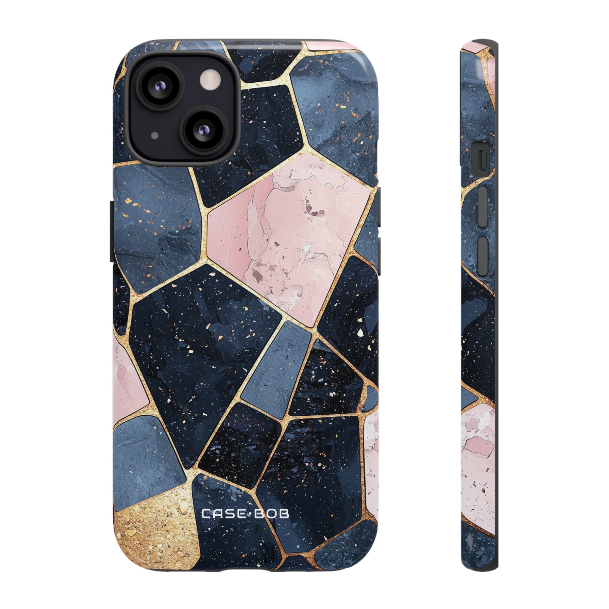Golden Mosaic iPhone 13 Case - Tough