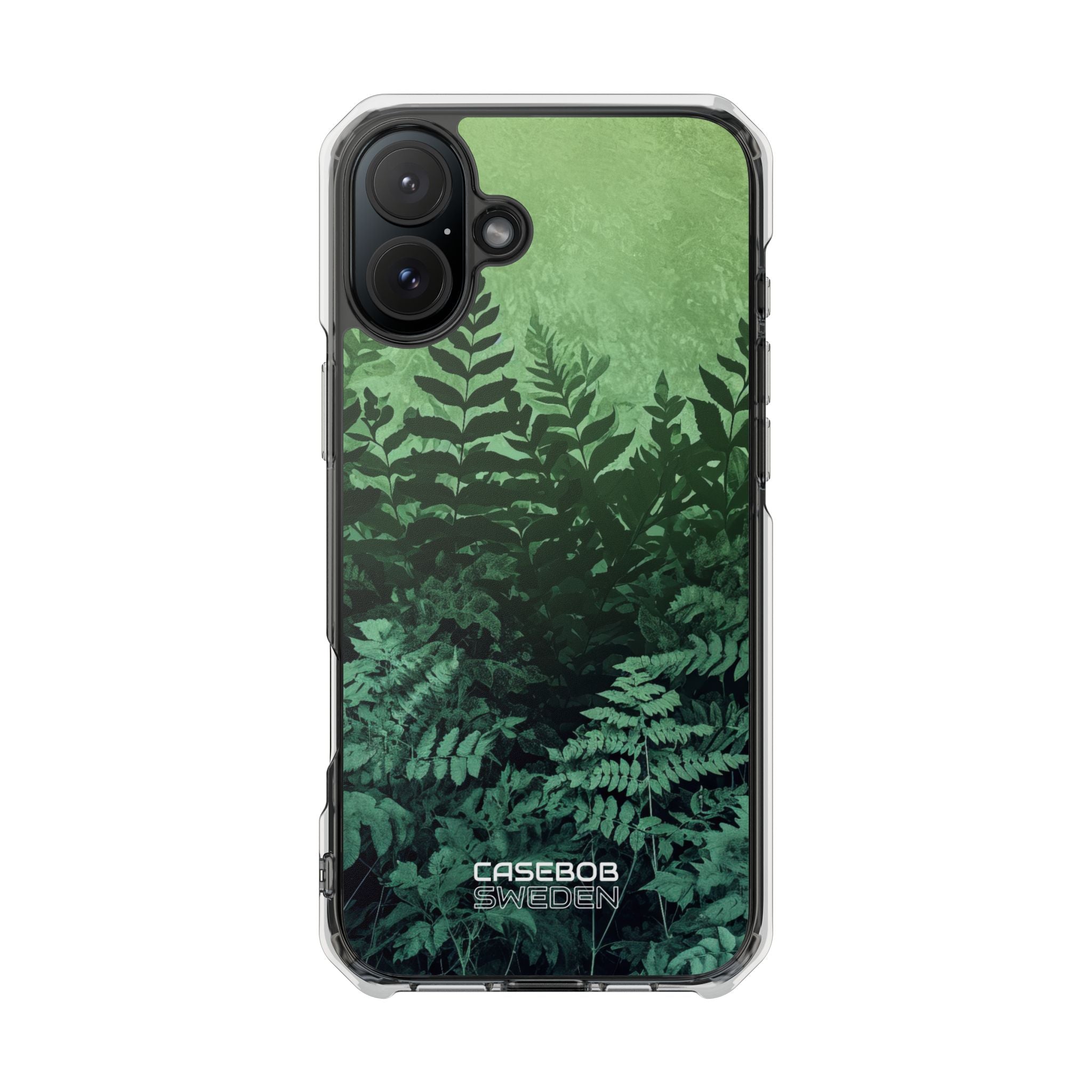 Verdant Fern Silhouettes iPhone 16 - Impact Clear+
