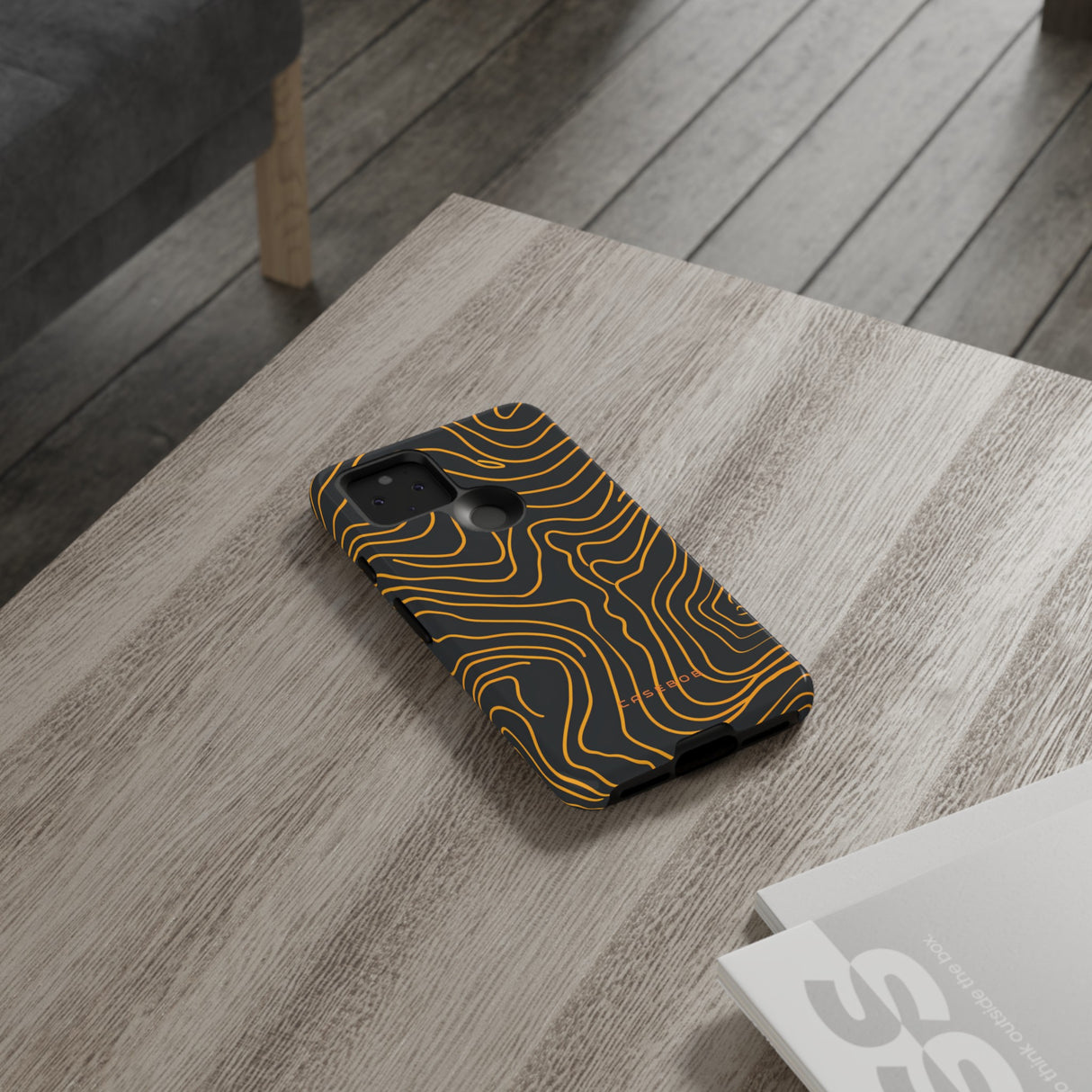 Linear Yellow Chic - Protective Phone Case