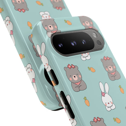 Bunnies Gather Carrots - Google Pixel Case