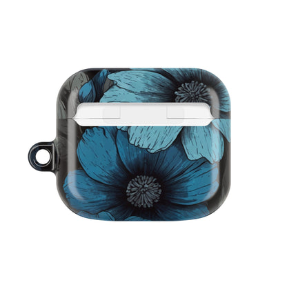 Blue Petal Bloom - AirPods Case