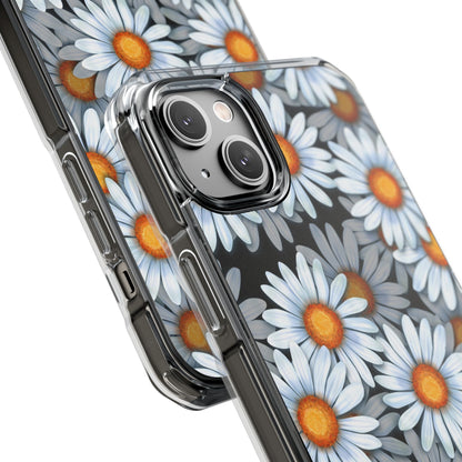 Daisies In Contrast iPhone Case - Impact