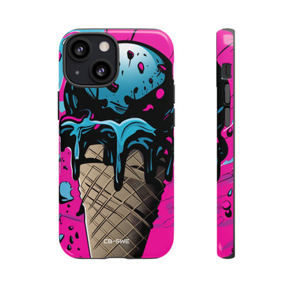 Vibrant Ice Cream Splash - iPhone Case