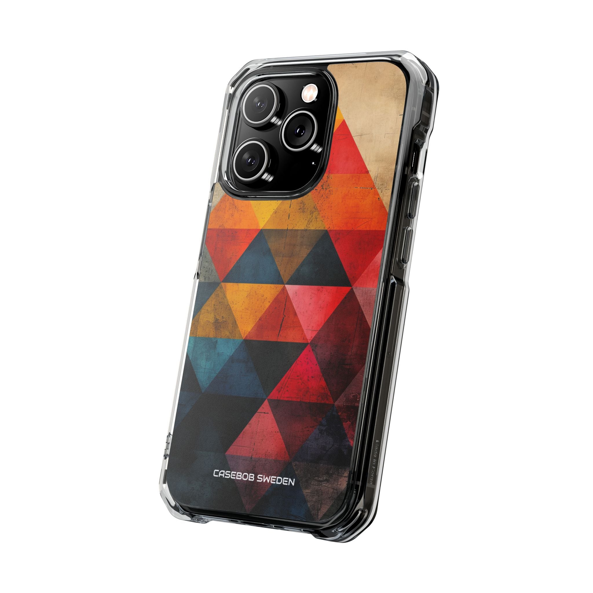 Geometric Energy - Clear Impact iPhone 14 Phone Case