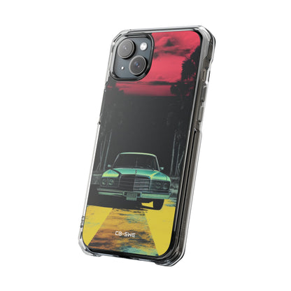Retro Futuristic Nightscape iPhone Case - Impact