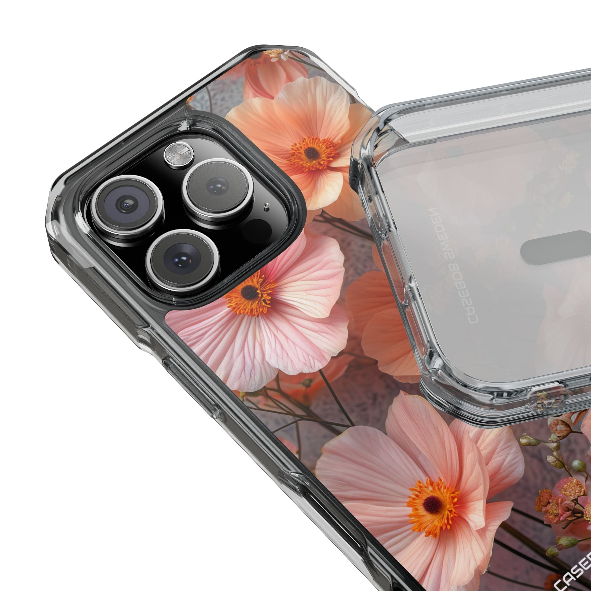 Serene Botanical Blooms - Clear Impact iPhone 16 Phone Case