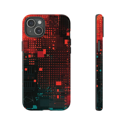 Secure Spectrum: Digital Gradient - Protective Phone Case