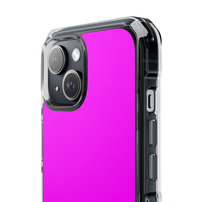 Magenta - Transparente Impact-Hülle für das iPhone