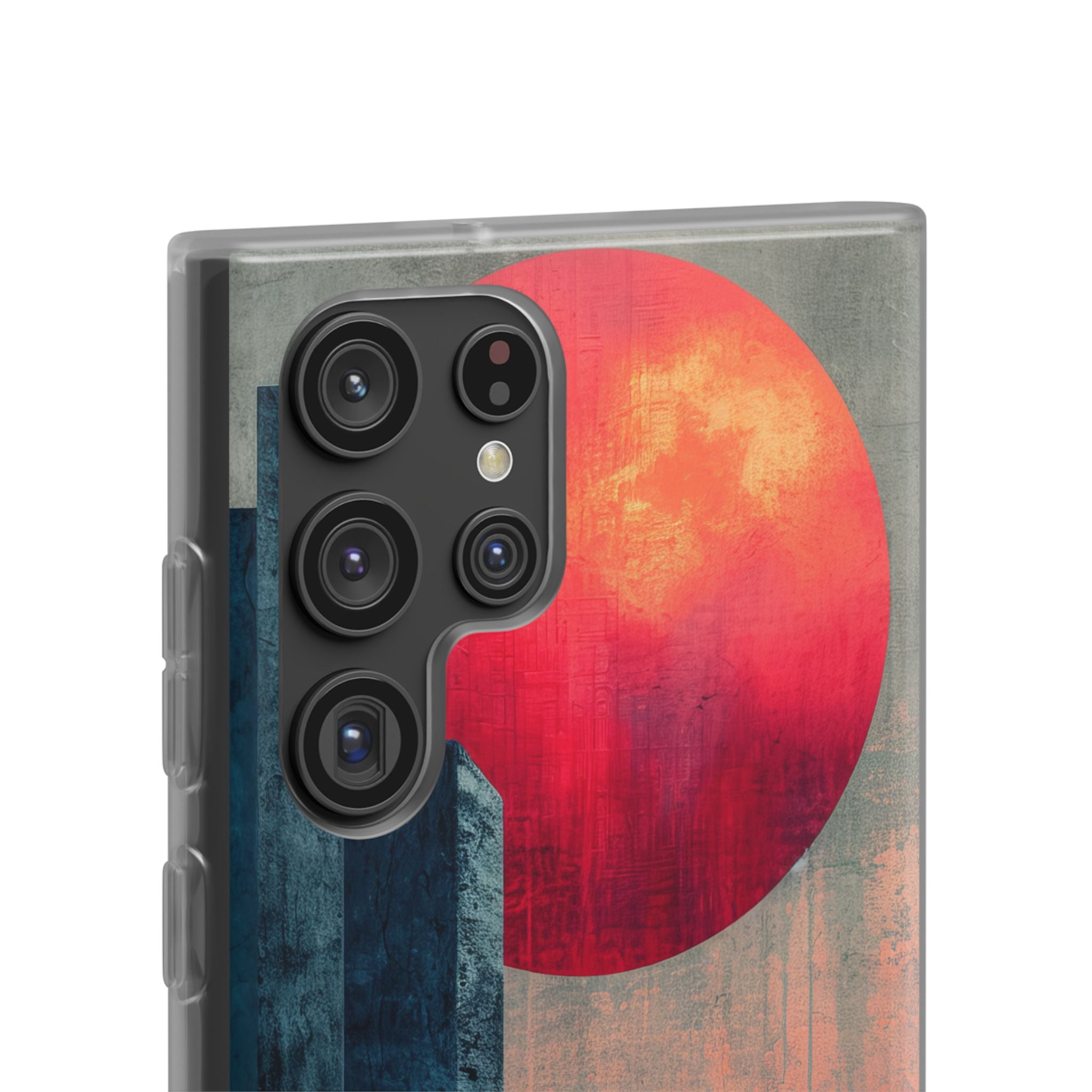 Abstract Geometric Skyline - Flexi Samsung S22 Phone Case