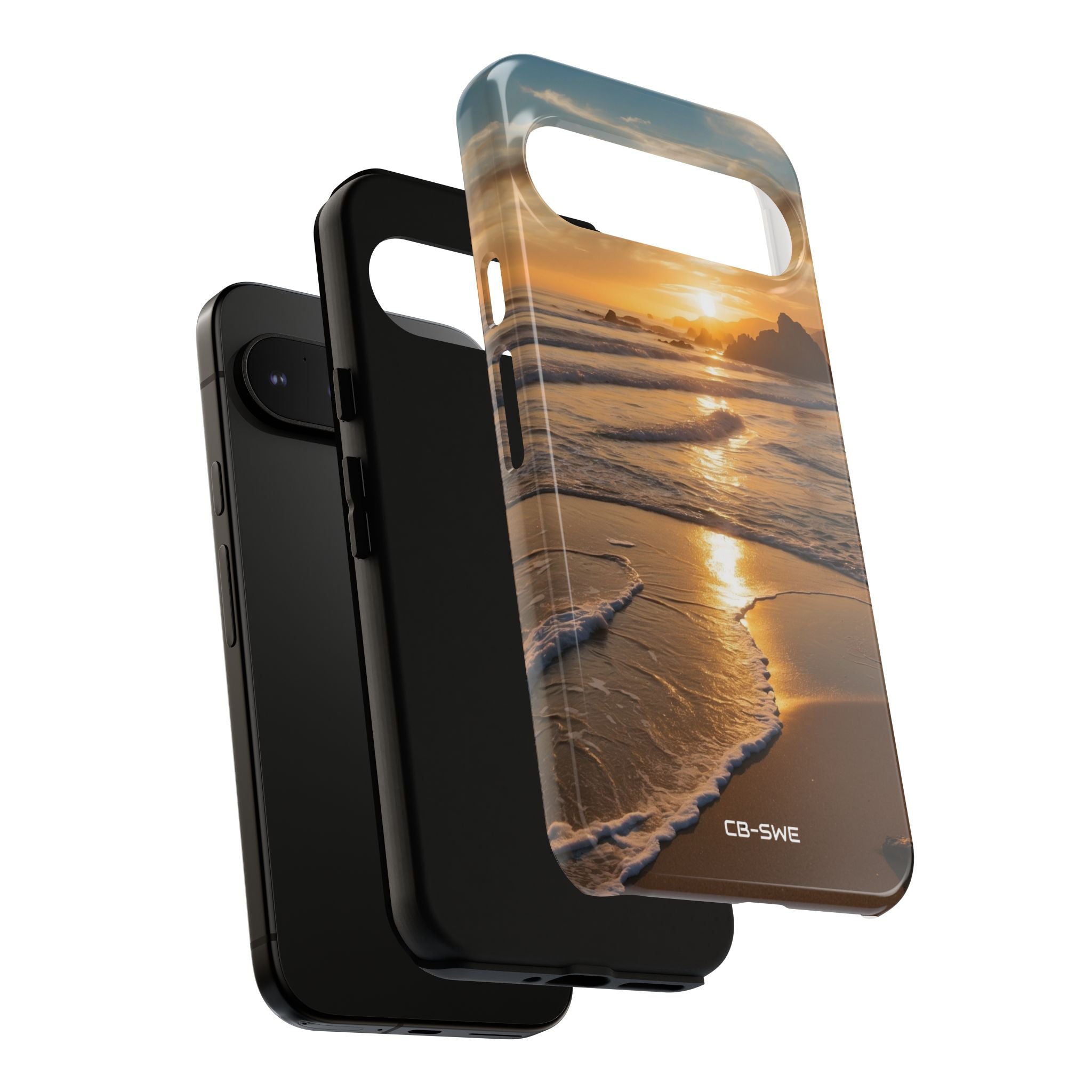 Waves Embrace Shore - Google Pixel Case