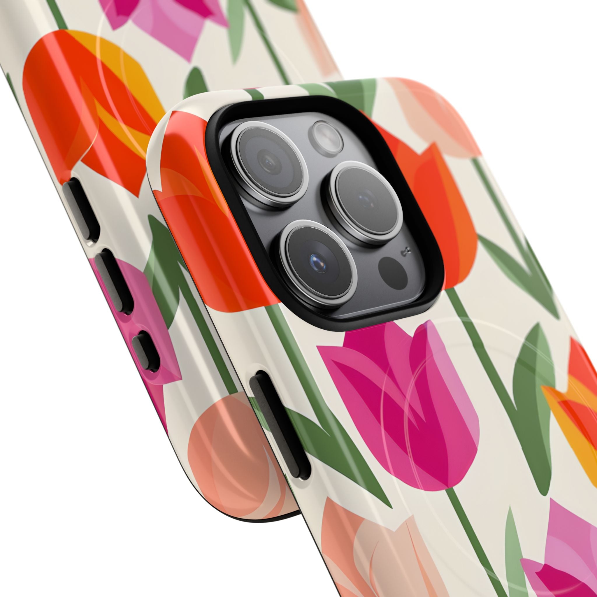 Tulip Harmony Green iPhone 15 Pro - Tough+
