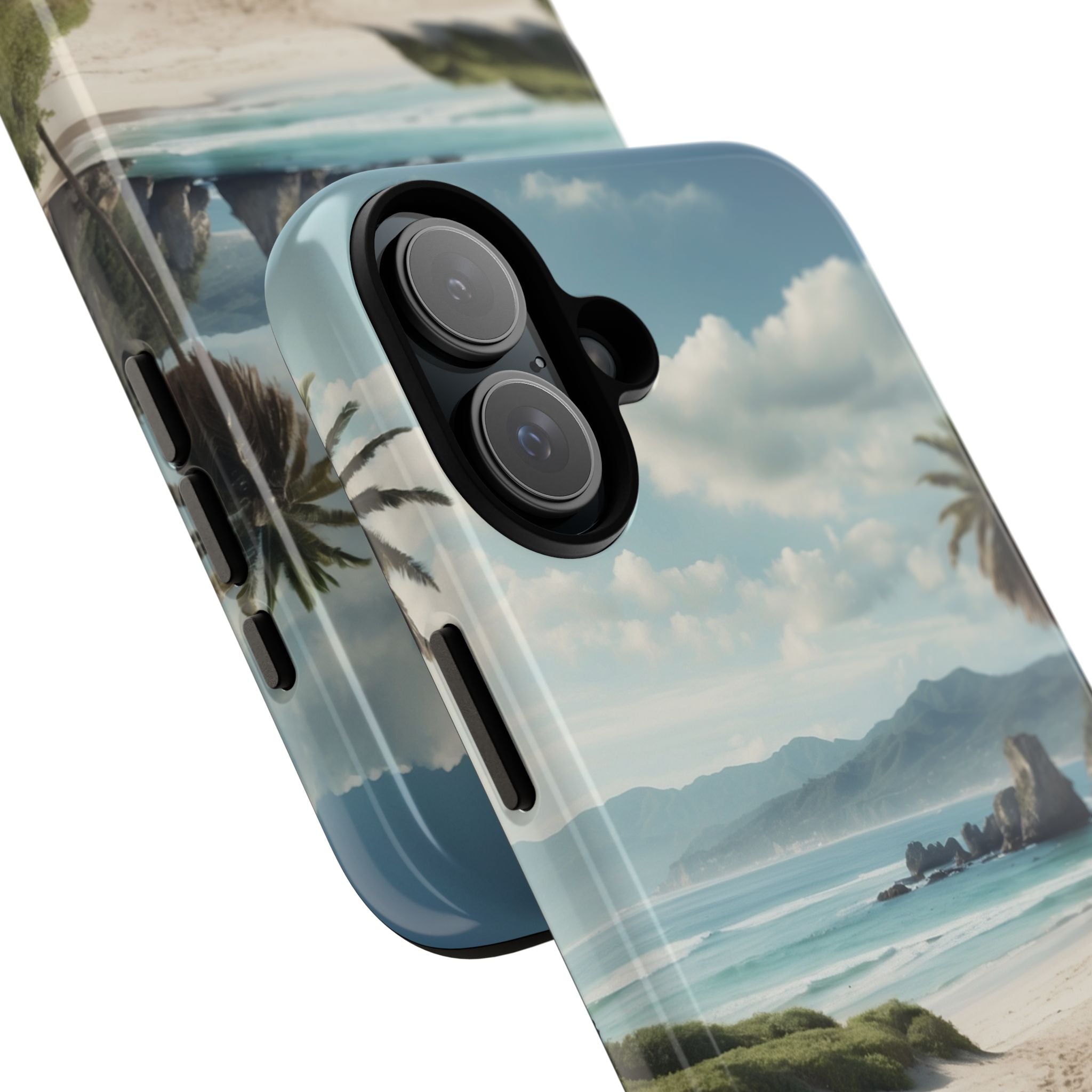 Footprints Trace Sand - iPhone Case
