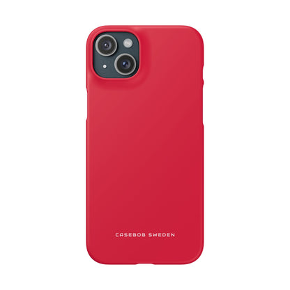 Crimson iPhone 15 - Slim Phone Case