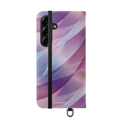 Pink Leafwave - Samsung S25+ Case - Wallet