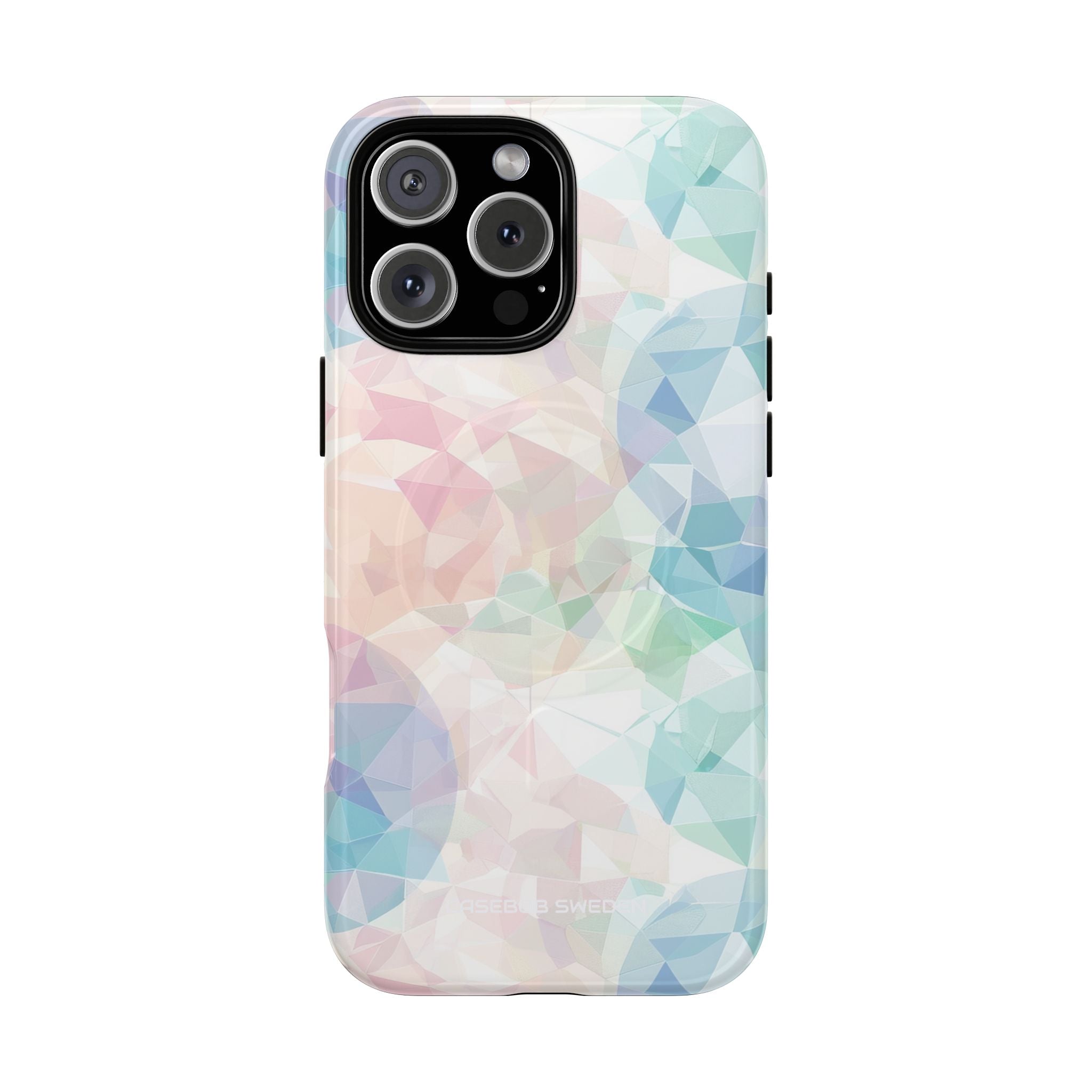 Pastel Geometry Background - Tough + MagSafe® iPhone 16 Phone Case