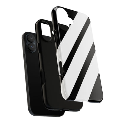 Monochrome Diagonal Symmetry - iPhone Case