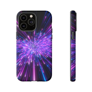 Speed of light in Galaxy iPhone Case (Protective) iPhone 14 Pro Max Matte Phone Case