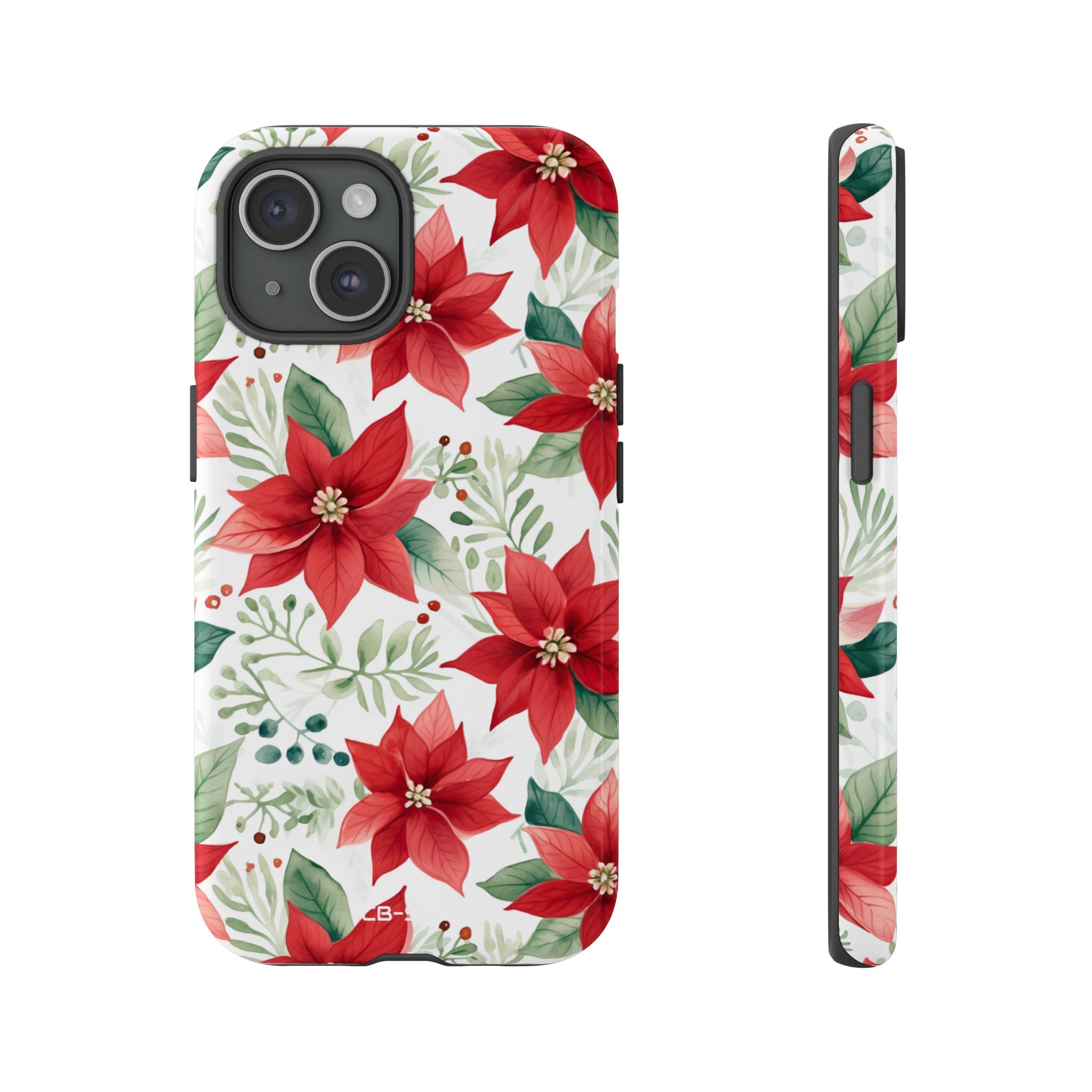 Poinsettias Bloom Bright - iPhone Case