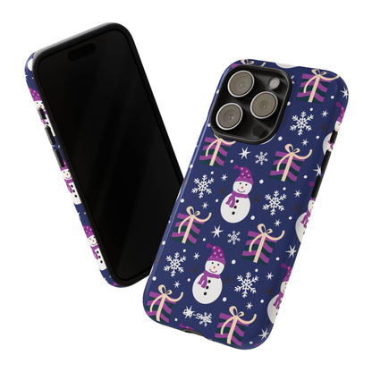 Snowmen Gift Giving - iPhone Case