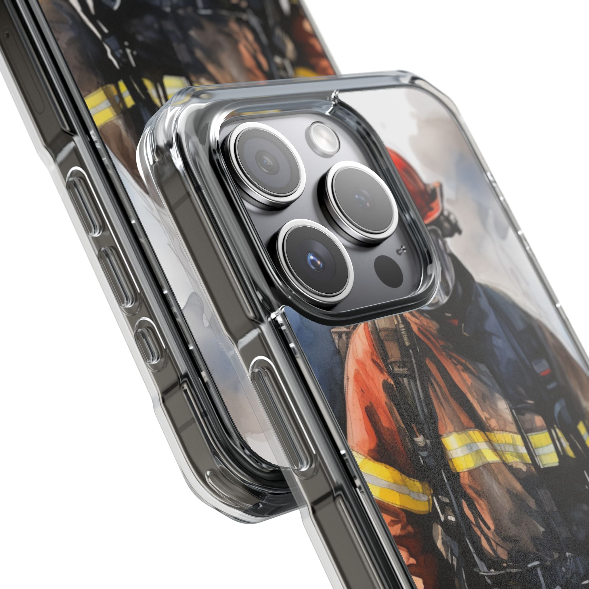 Firefighter In Motion iPhone Case - Impact