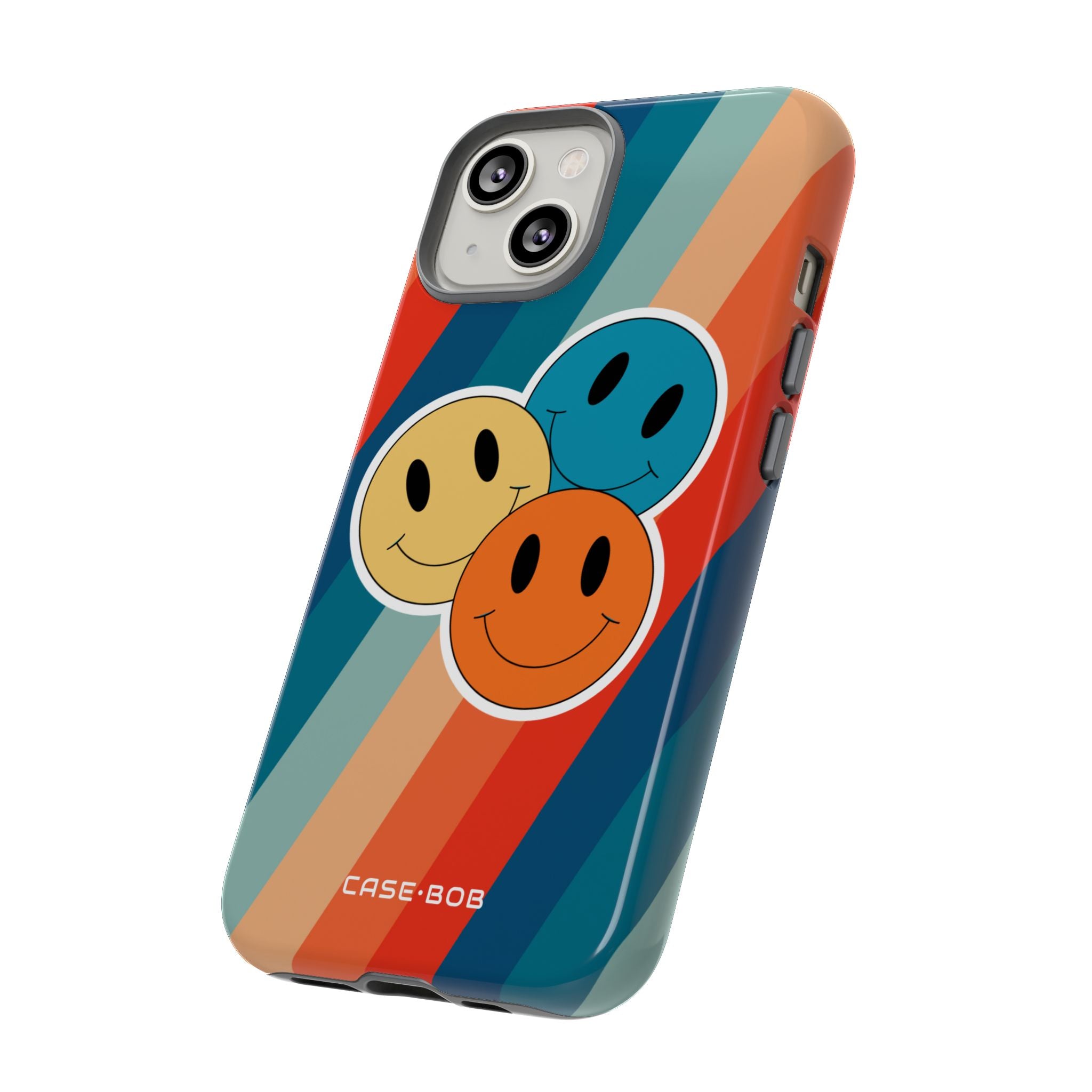 Triple Smile Breeze iPhone 14 Case - Tough