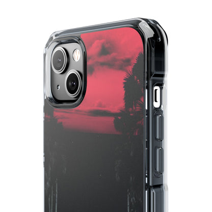 Retro Futuristic Nightscape iPhone Case - Impact