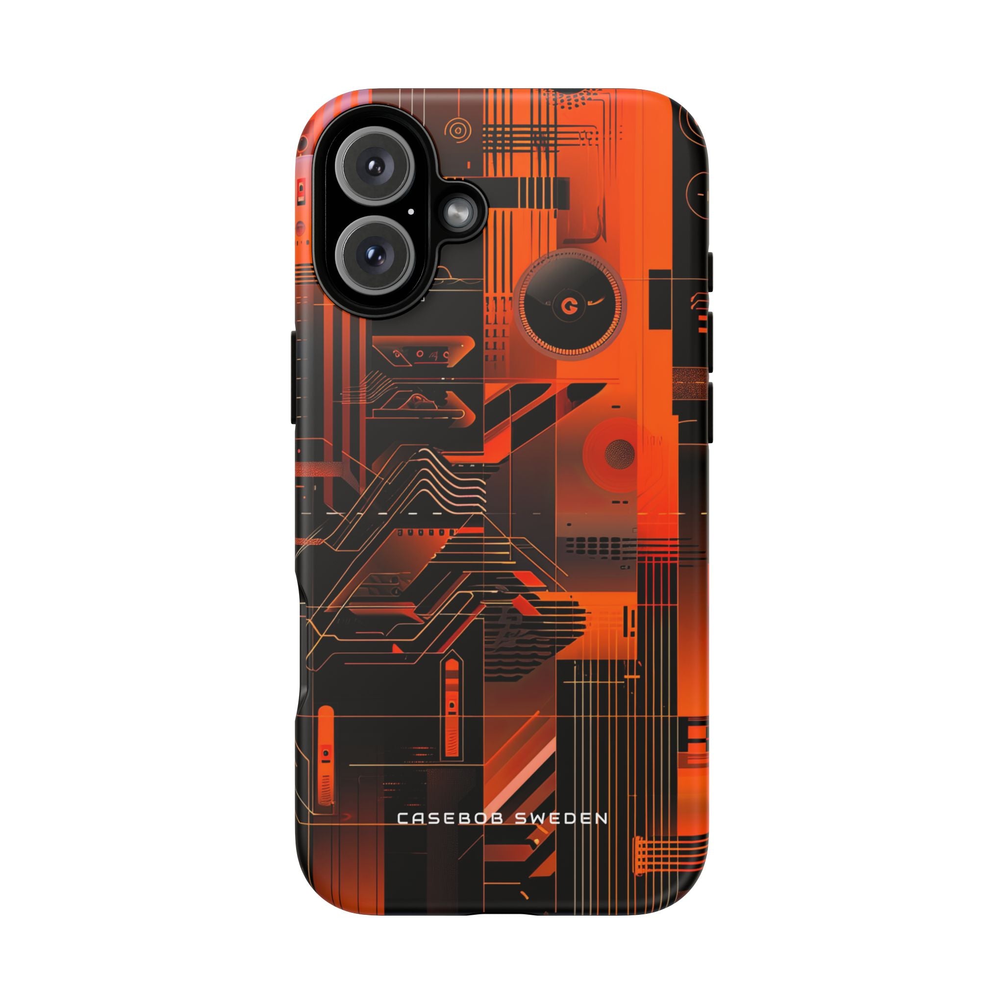 Gradient Circuitburst iPhone 16 - Tough Phone Case