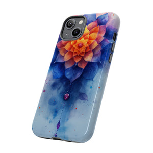 Blaue Rose Mandala Serenity - Schutzhülle fürs Handy