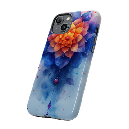 Blue Rose Mandala Serenity - Protective Phone Case