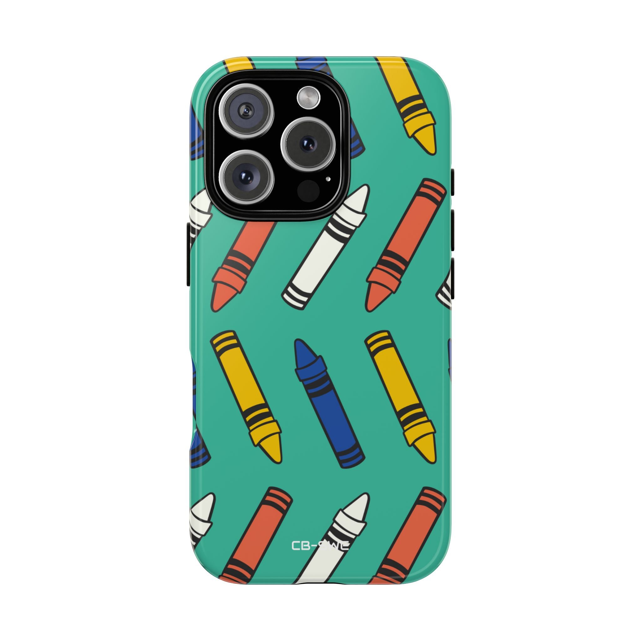 Crayons Dance Playfully - iPhone Case