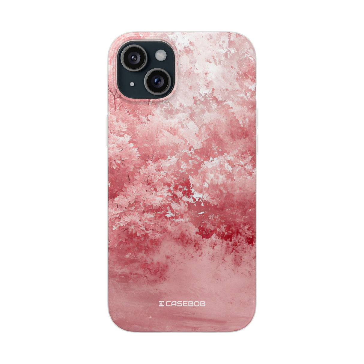 Pantone Rose Design | Handyhülle für iPhone (Flexible Hülle) 