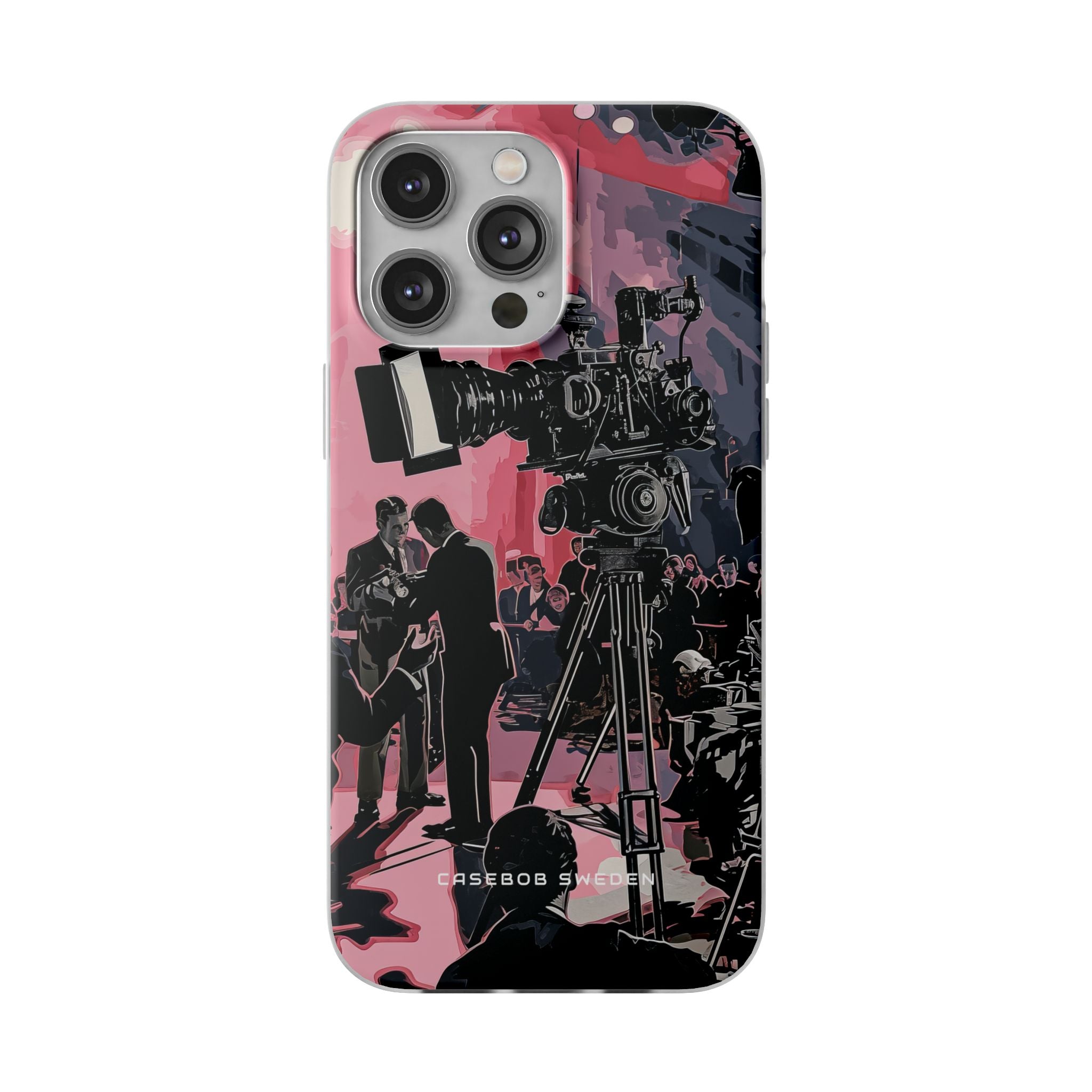 Retro Cinematic Spotlight iPhone 14 - Flexi Phone Case