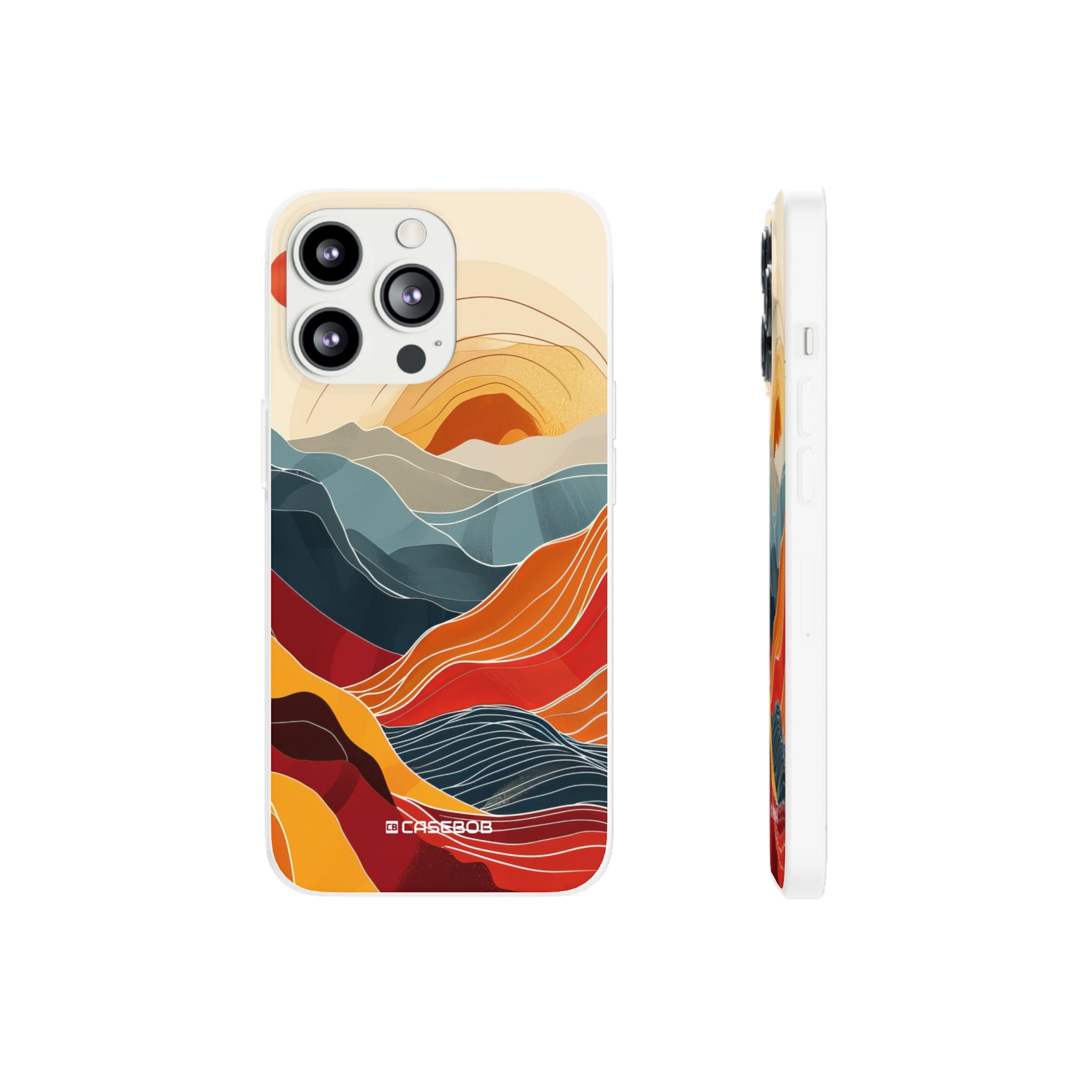 Sunset Waves | Flexible Phone Case for iPhone