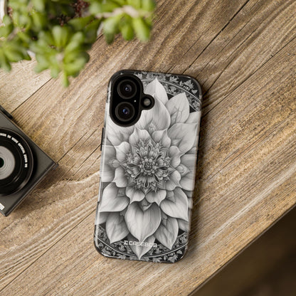 Celestial Mandala in Monochrome - for iPhone 16