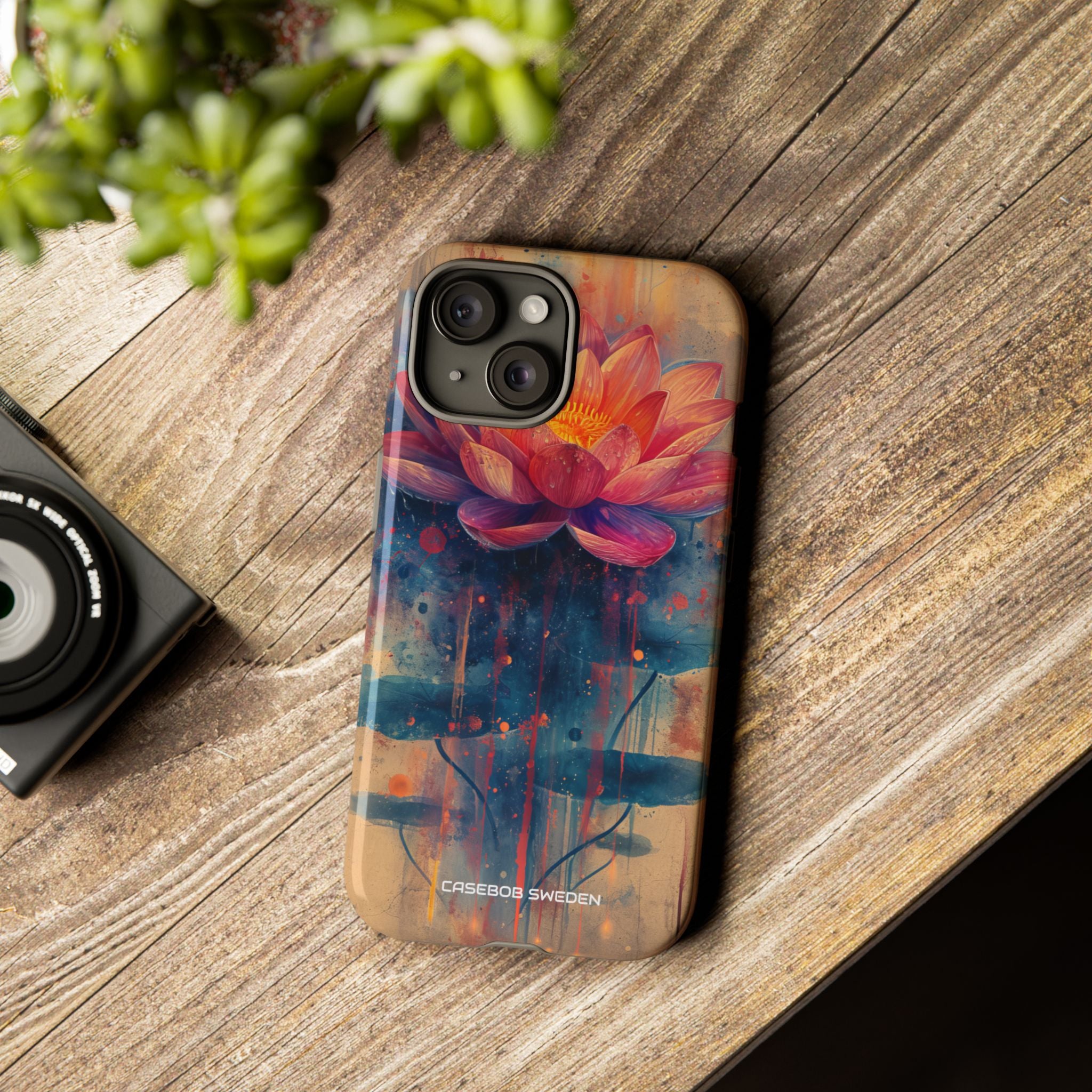 Lotus Blossom Art - Tough iPhone 15 Phone Case