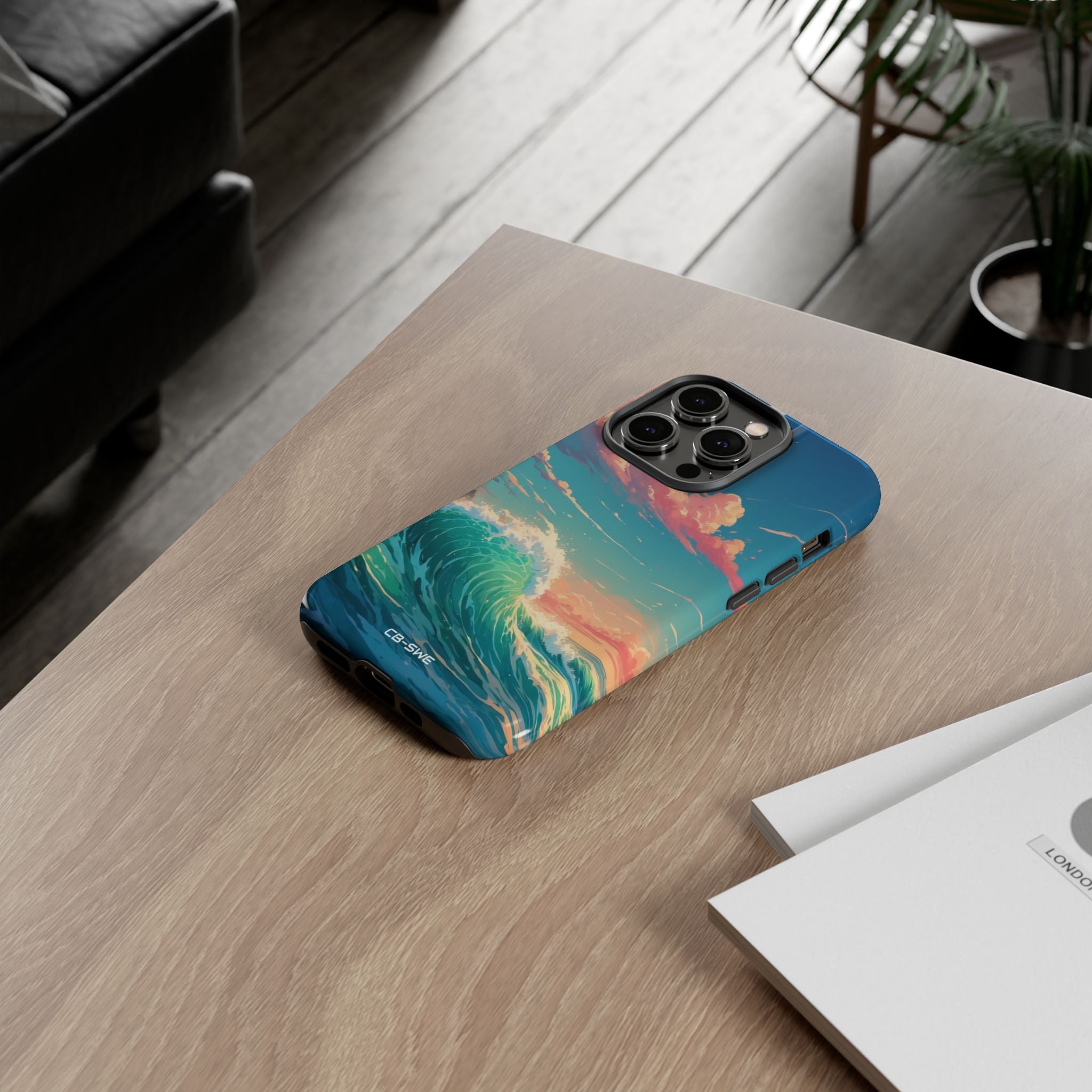 Waves Embrace Sunlight - iPhone Case