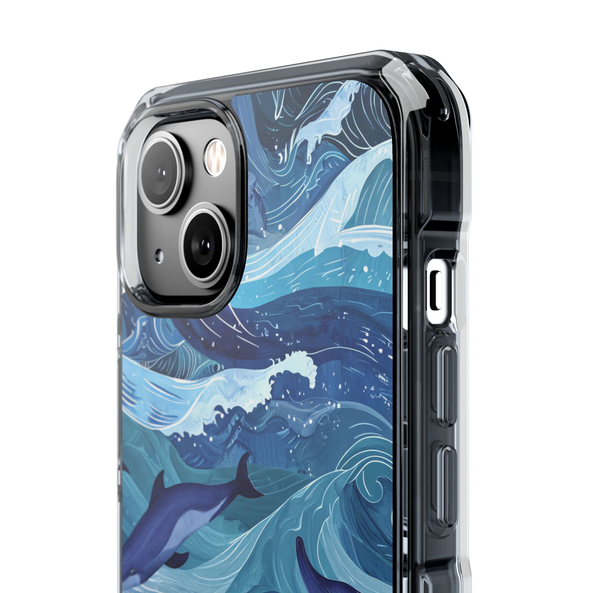 Dolphin Waves iPhone 14 Case - Impact