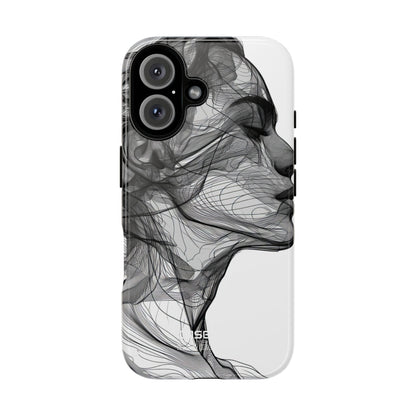 Windswept Woman Lines iPhone 16 - Robust
